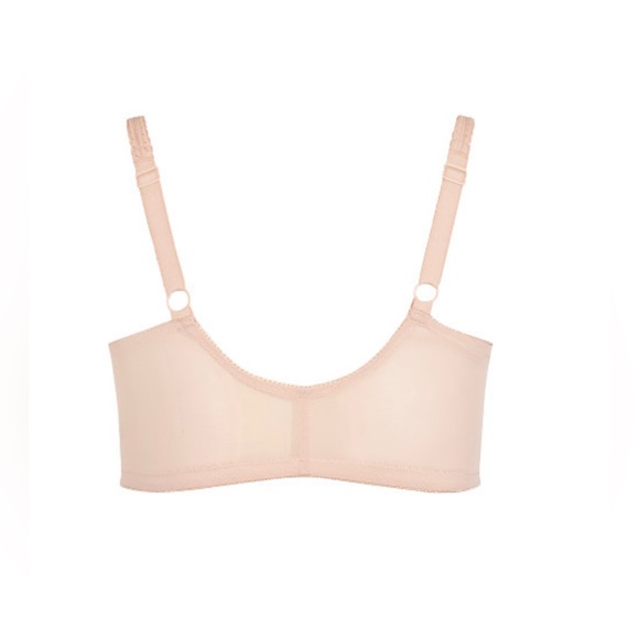 ✨AVENUE BODY Full Coverage Wire Free Bra - beige Size 46C Natural NEW✨ - Picture 2 of 11